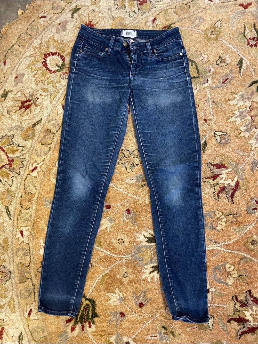 PAIGE Women's Dark Wash Skinny Jeans